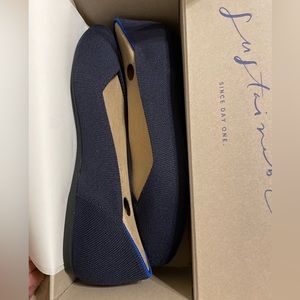 Rothy's The Flat Maritime Navy Womens 10.5 Ballet Shoes